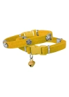 Markapet Kadife Kedi Boyun Tasması Yoncalı 20-32 cm Sarı
