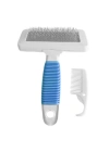 Markapet Temizleme Aparatlı Kedi Köpek Tarağı 7 cm-14 cm Small Mavi