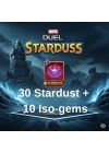 Marvel DUEL 30 Stardust + 10 Iso-gems