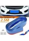 ®  Mavi 2,5 Metre Araba Oto Ön Tampon Koruyucu Kauçuk Pratik Tampon Şerit Bant Döşeme Kiti
