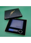 Mavi Cüzdan Anahtarlık Set
