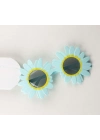 Mavi Renk Papatya Şekilli Parti Gözlüğü
