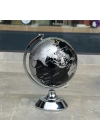 Metal Ayaklı Siyah Dünya Küresi