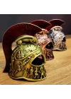 Metal Dekoratif Şövalye Miğferi