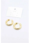Metal Halka Küpe 2cm - Altın