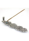 Metal Kayık Baykuş Tasarımı Tütsülük Model 2
