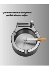 Metal Küllük Çakmaklı Masa Üstü Şık Tasarım