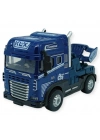 Metal Tır 1:24 - Sesli Işıklı Tır 13 cm - Lacivert