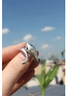 ® Metal Yılan Figürlü Ayarlamalı Antik Yüzük