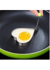 Metalik Kalp Şeklinde Metal Omlet Yumurta Ve Krep Kalıpları