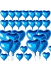 Metalize Mavi Kalp Folyo Balon