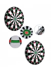 ® 12 İnç Dart Tahtası 4 Adet Metal Uçlu Dart Oku Kolay Montajlı
