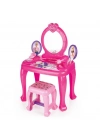 ® 1609 Ayaklı Makyaj Masası ve Sandalye Seti - Dolu