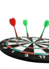 ® Ev ve Oyun Alanları İçin 15 İnç Dart Tahtası 4 Dart Oku Dahil