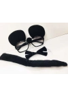 Mickey Mouse Gözlüğü Papyonu Kuyruğu Seti