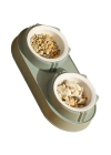 Mikopet Çift Bölmeli Mama ve Su Kabı
