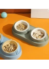 Mikopet Çift Bölmeli Mama ve Su Kabı