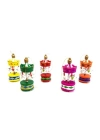 Mini Ahşap 6lı Atli Karinca