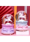 Mini Boy Işıklı Unicorn Kar Küresi