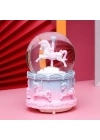 Mini Boy Işıklı Unicorn Kar Küresi
