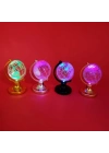 Mini Işıklı Cam Kristal Dünya