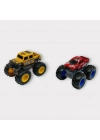 Mini Off-Road Araçlar 2li - Sarı Kırmızı