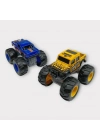 Mini Off-Road Araçlar 2li - Sarı Lacivert