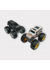 Mini Off-Road Araçlar 2li - Siyah Beyaz