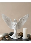 Minimalist Melek İnsan Figürlü 3D Heykel Dekoratif Biblo Ev Dekoru