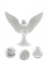 Minimalist Melek İnsan Figürlü 3D Heykel Dekoratif Biblo Ev Dekoru