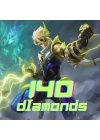 MLBB 140 (127+13) Diamonds Malezya