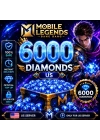 MLBB 5000+1000 Diamonds US