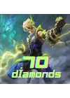 MLBB 70 (64+6) Diamonds Malezya