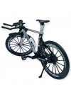 Model Araçlar -1/10 Metal Yarış Bisikleti 18 cm - Gri