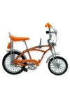 Model Araçlar - 1:8 Metal Retro Pinokyo Bisiklet - Die -Cast 17 cm - Turuncu