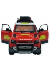 Model Araçlar - Metal Sesli Off-Road Araba 22 cm - Kırmızı