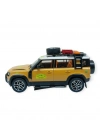 Model Araçlar - Metal Sesli Off-Road Araba 22 cm - Sarı