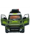 Model Araçlar - Metal Sesli Off-Road Araba 22 cm - Yeşil