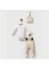 Moi Noi Kokina Şapka Body Pantolon MNB5334 Bej