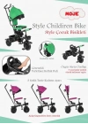 Moje Style 3 Tekerlekli Çocuk Bisikleti Yeşil