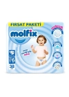 Molfix Bebek Bezi Fırsat Paketi 6 Beden 15+ Kg 38 Adet