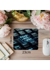 Monospace Fontlu Kombinasyon Mouse Pad - 19x23 cm 2 mm Dikdörtgen İthal Baskılı Mouse Pad