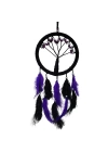 Mor İncili Hayat Ağacı Dream Catcher