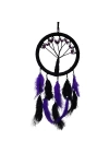 Mor İncili Hayat Ağacı Dream Catcher