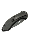 Mtech 4215 Kırmızı Kamp Çakı 20cm- Yarı Otomatik, Kemerlikli, Oluklu