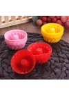 Muffin Kek Kalıbı Silikon 6 Adet