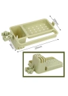 ®  Musluğa Takılan Sünger Havlu Askılı Sabun Hazneli mutfak Banyo Lavabo Düzenleyici Organizer