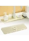 Mutfak Banyo Lavabo Kenarı Silikon Mat Gri