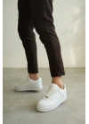 -N09  Beyaz Cilt Günlük Erkek Ayakkabı