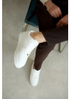 -N09  Beyaz Cilt Günlük Erkek Ayakkabı